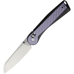 Couteau Rapax Wisp Lame Acier VG-10 Manche G10 Noir Carbone Violet Crossbar Lock MK0043CFPL