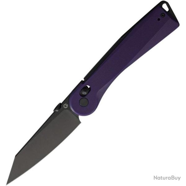 Couteau Rapax Trek Lame Acier VG-10 Manche Plaquettes en G10 Violet Crossbar Lock MK0042PLBW