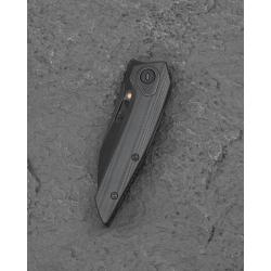 Couteau Bestech VK-Void Lame Acier M-Cut Manche G10 Noir Liner Lock BTKG63E