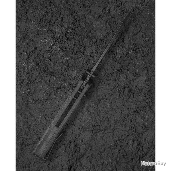 Couteau Bestech Slasher Lame Acier D2 Manche Micarta Noir Bar Lock BTKG56A2