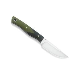 Couteau Fixe Bestech HEIDI Blacksmith Lame Acier D2 Manche G10 Noir Vert BTKF01A