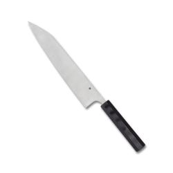 Couteau Cuisine Spyderco Wakiita Gyuto Chef Lame SRS15 PlainEdge Manche G10 Naturel Made In SCK19GP