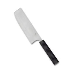 Couteau Cuisine Spyderco Wakiita Nakiri Lame SRS15 PlainEdge Manche G10 Naturel Made In SCK17GP