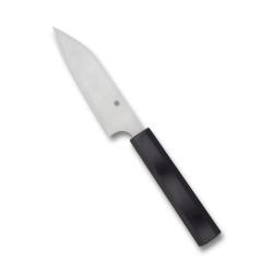 Couteau Cuisine Spyderco Wakiita Petty Lame SRS15 PlainEdge Manche G10 Naturel Made In Japan SCK15GP