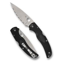 Couteau Spyderco Native Chief Lame Acier CTS BD1N Manche FRN Noir SpyderEdge Lockback SC244SBK