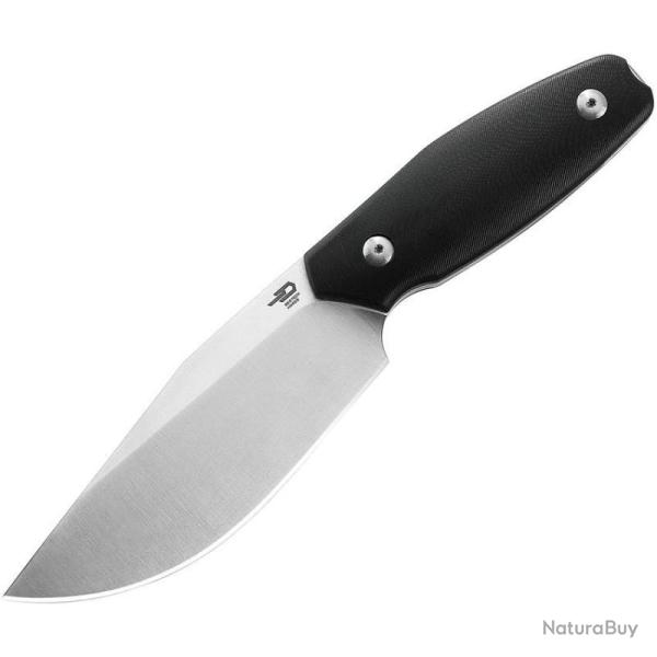 Couteau Bestech Lignum Artis Lame Acier AUS-8 Manche G10 Noir �tui Kydex BTKF03A