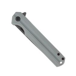Couteau Pliant Cobratec Streamline Lame Acier D2 Manche G10 Vert OD Flipper CBTSLGODG