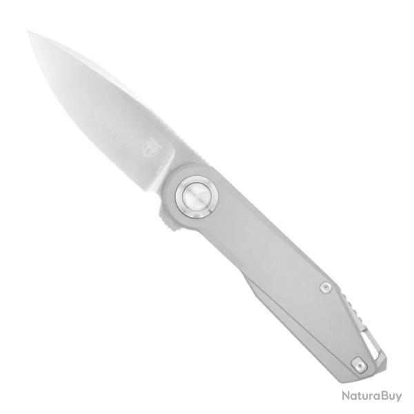 Couteau Pliant Cobratec Prodigy Lame Acier M390 Manche Titane Brise-Vitre CBTPGYDNSBL