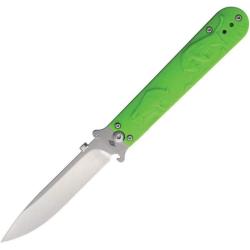 Couteau Daggerr Zhalo Peremen Zubry Lame Acier 8Cr14MoV Manche FRN Vert Linerlock DGR2402BGNSW