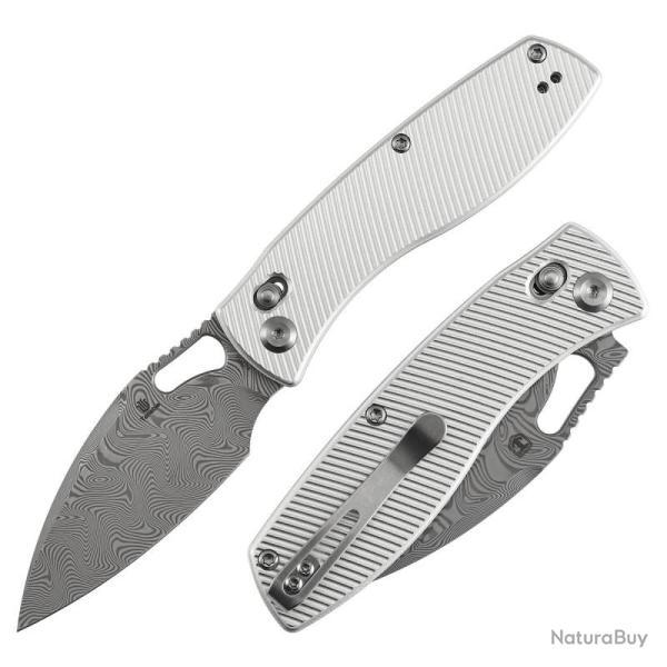 Couteau Pliant Tenable Knives Heron Crossbar Lock Lame Damas Manche Aluminium Beadblasted B2124V3