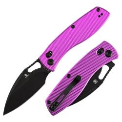 Couteau Pliant Tenable Knives Heron Crossbar Lock Lame Nitro-V Manche Aluminium Violet B2124V1