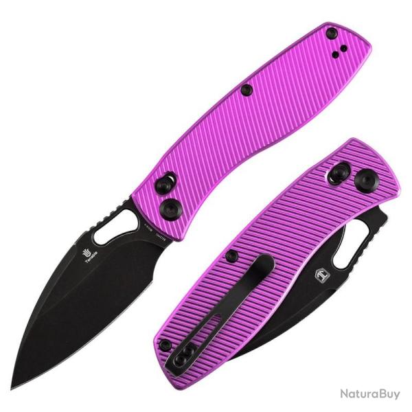 Couteau Pliant Tenable Knives Heron Crossbar Lock Lame Nitro-V Manche Aluminium Violet B2124V1