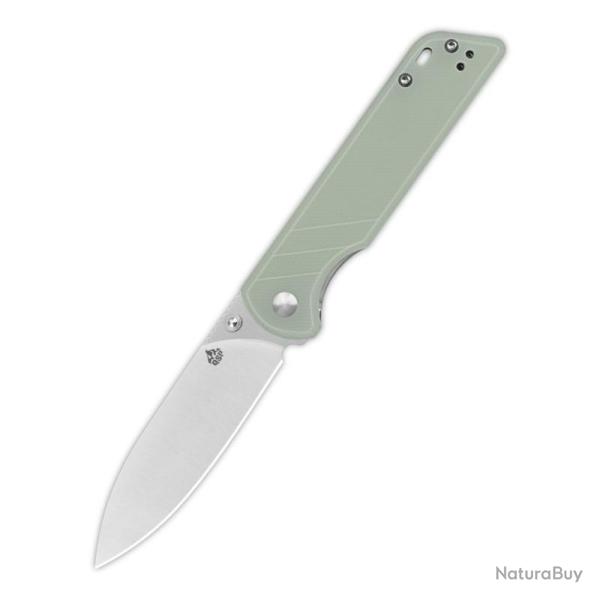 Couteau Pliant QSP Parrot V2 Lame D2 Spear Point Manche G10 Jade Linerlock QS102C2