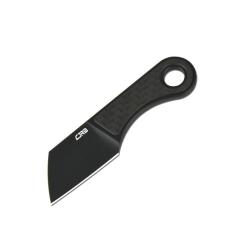 Couteau Fixe CJRB Chip Lame AR-RPM9 Black PVD Manche Fibre de Carbone J1939BCF