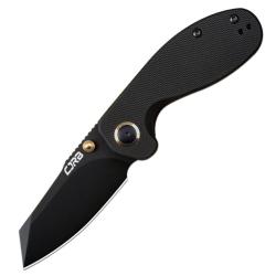 Couteau Pliant CJRB More Maileah Lame AR-RPM9 Black PVD Manche G10 Noir Linerlock J1918LBBK