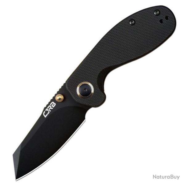 Couteau Pliant CJRB More Maileah Lame AR-RPM9 Black PVD Manche G10 Noir Linerlock J1918LBBK