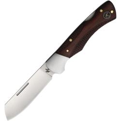 Couteau de Poche Roper Knives Klondike Lame D2 Satin Coping Manche Bois Brun Lockback RP0038