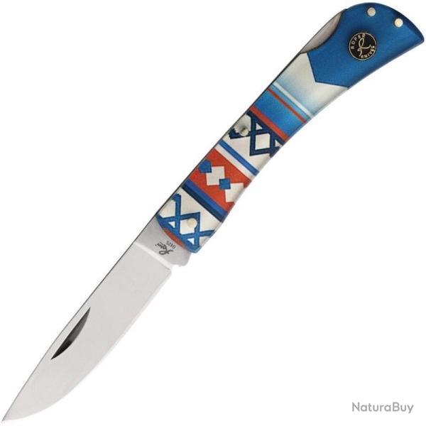 Couteau de Poche Roper Knives Tumbleweed Lame 1065 carbone Manche Acrylique Southwest RP0032WS1