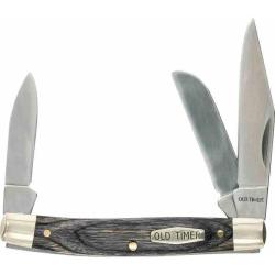 Couteau Old Timer Heritage Middleman 34OTH 3 Lames Clip Sheepsfoot & Pen Acier D2 SCH1149100