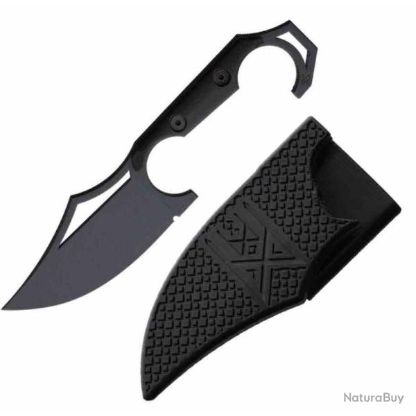 Couteau Midgards-Messer Valdis V2 Molon Labe Edition Lame Acier D2 Manche Carbone Etui Kydex MM011B