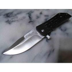 Couteau Camillus Dominator II Lame Drop Point Acier 3Cr13 Manche GFN Liner Lock CM19394300