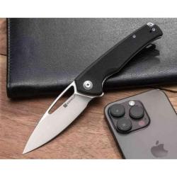 Couteau Sencut Mims Black Manche G10 Lame Acier 9Cr18MoV IKBS Linerlock Clip S210131