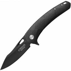 Couteau Pliant Camillus Blaze Lame Acier D2 Manche G10 Noir Linerlock CM19810