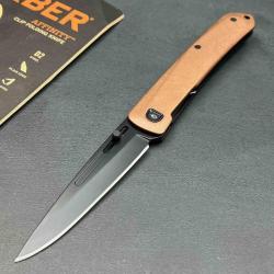 Couteau Pliant Gerber Affinity Lame Acier D2 Manche Cuivre frame lock G4057