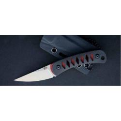 Couteau Apoc Breeden Zephyr Necktie Lame Acier D2 Manche G10/Micarta Etui Black Kydex KP41020
