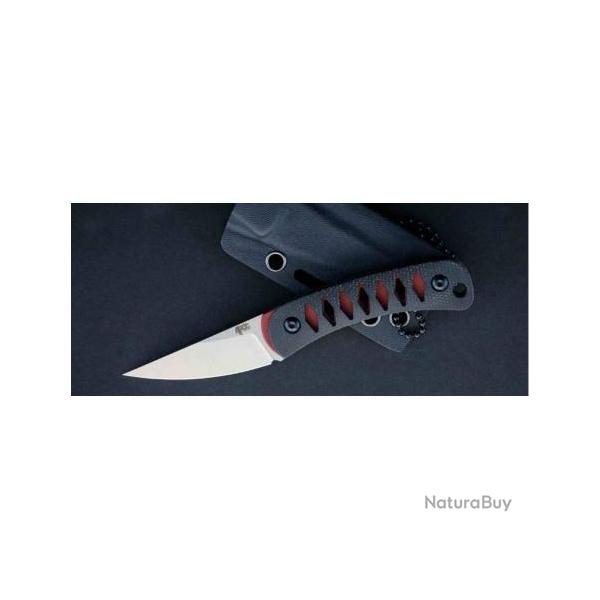 Couteau Apoc Breeden Zephyr Necktie Lame Acier D2 Manche G10/Micarta Etui Black Kydex KP41020
