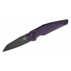 BTKG58E Bestech Snakebird - Couteau EDC Button Lock / Lame Sheepsfoot 14C28N / Manche G10 Violet