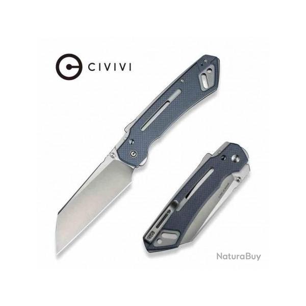 Couteau Civivi Buster FG Lame Acier Nitro-V Manche G10 Blue Superlock IKBS CIVC240522