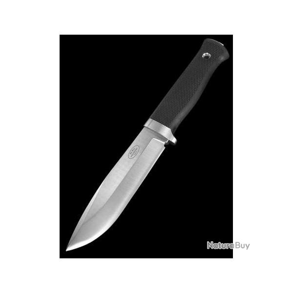 Couteau Bushcraft F�llkniven S1Pro Lame Acier Lam. CoS Manche Thermorun Noir �tui Zytel FNS1PRO