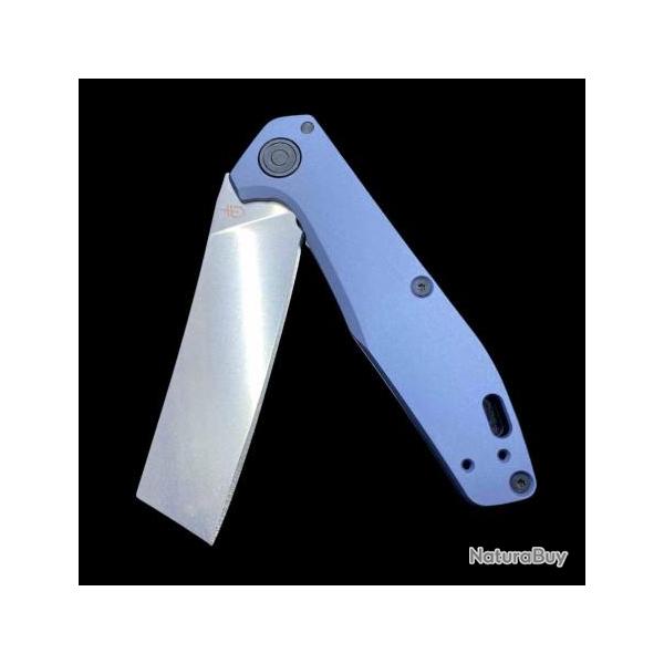 Couteau Gerber Fastball Lame Cleaver Acier CPM-20CV Manche Alu Urban Blue USA G1837