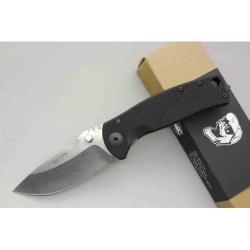 Couteau DPx Gear HEST/F Urban MilSpec Lame CPM-154 Drop Point Manche G10/Titane Frame DPXHSF062