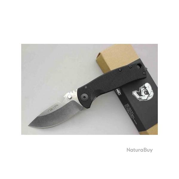 Couteau DPx Gear HEST/F Urban MilSpec Lame CPM-154 Drop Point Manche G10/Titane Frame DPXHSF062