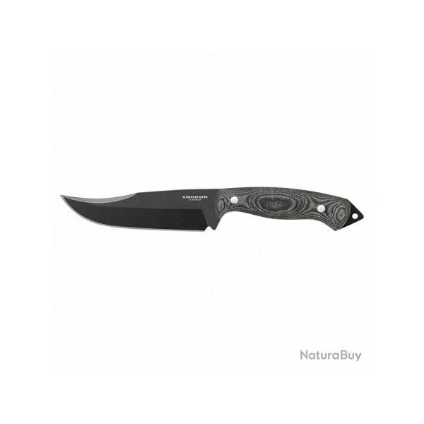 Couteau Condor Rough N Ready Lame Acier Carbone 1075 Manche Micarta Etui Kydex Made CTK134265HC