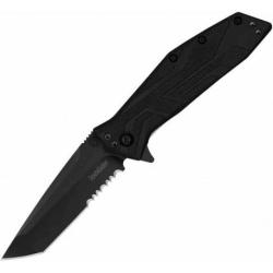 Couteau Kershaw Brawler A/O Lame Tanto Acier 8Cr13MoV Serr Manche Fibre De Verre Liner Lock KS1990ST