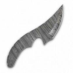 Lot de 2 Lame de Couteau A customiser Small Skinner Damas 256 Couches BL139D