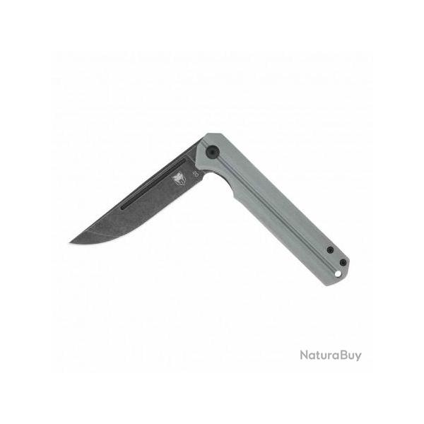 Couteau CobraTec Streamline Gray Lame Acier D2 Manche G-10 Clip Liner Lock CBTSLGGRY