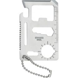 Carte De Cr&eacute;dit Tactical Multifonctions James Bond 007 Acier Inox Etui MI118