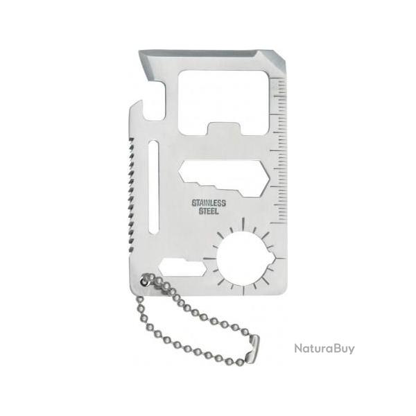 Carte De Cr�dit Tactical Multifonctions James Bond 007 Acier Inox Etui MI118