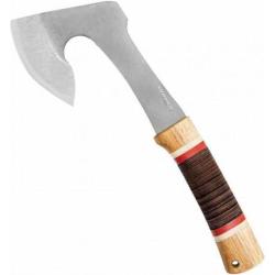 Hache Condor Country Backroads Axe Lame Acier Carbone 1075 Manche Bois/Cuir Etui Cuir CTK285341HC