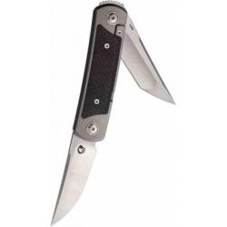 Couteau Yan Knives EMW Manche Titane/Fibre de Carbone 2 Lames Acier M390 Framelock YKEMWCF