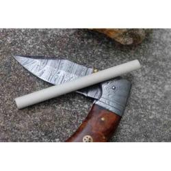 Affuteur C&eacute;ramique Pocket Sharpener Ceramic Rod Pierre de l'Arkansas USA AC72