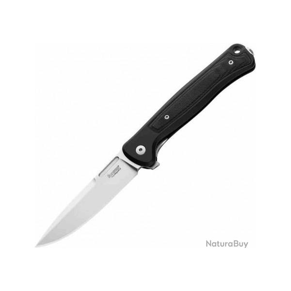 Couteau LionSteel Skinny Black Lame Acier CPM-Magnacut Manche Alu/Micarta IKBS Italy LSTSK01ABS