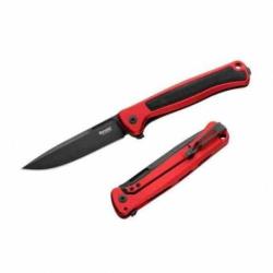 Couteau LionSteel Skinny Red/Black Lame Acier CPM-Magnacut Black Manche Alu/Micarta IKBS LSTSK01ARD