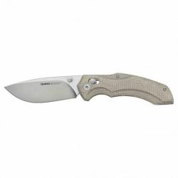 Couteau Viper Oniro Green Manche Micarta Lame Acier CPM MagnaCut IKBS Crossbar lock Clip V6012CG