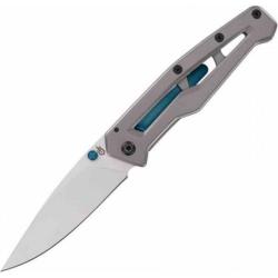Couteau Gerber Paralite Blue Lame Acier 5Cr13 Manche Acier Gray Framelock G1069415