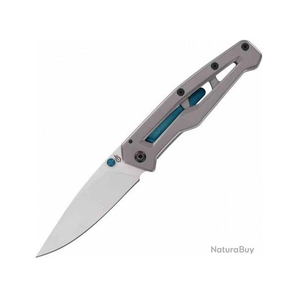 Couteau Gerber Paralite Blue Lame Acier 5Cr13 Manche Acier Gray Framelock G1069415